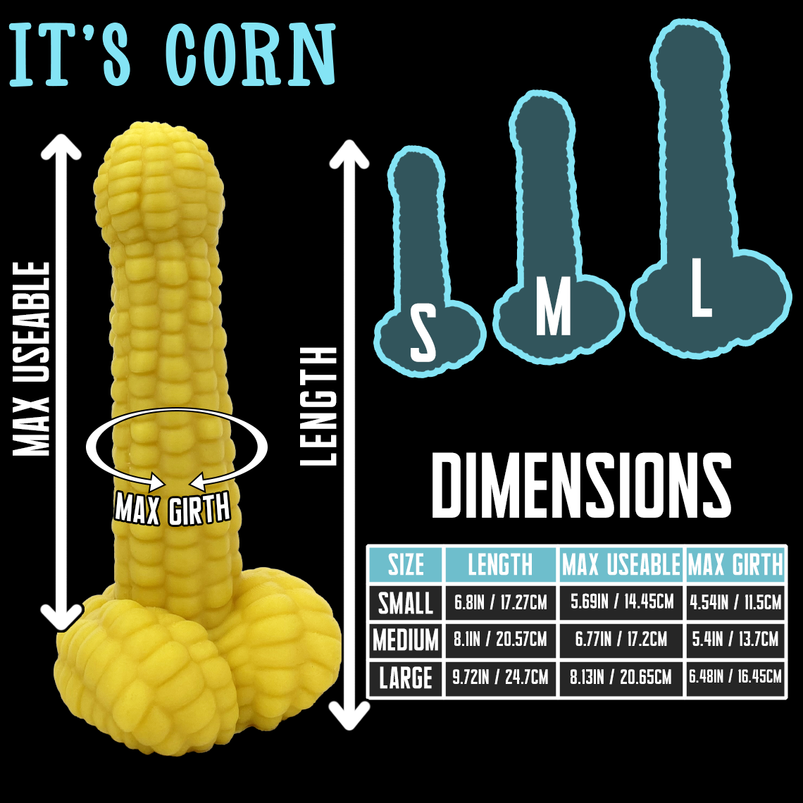 It's Corn! Fantasy Dildo