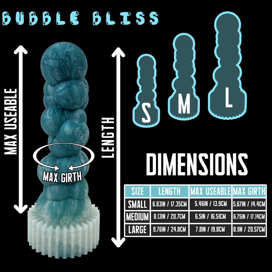 Bubble Bliss Fantasy Dildo