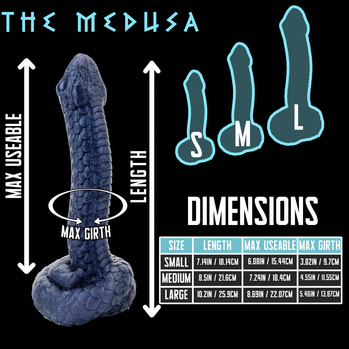 Medusa Fantasy Dildo