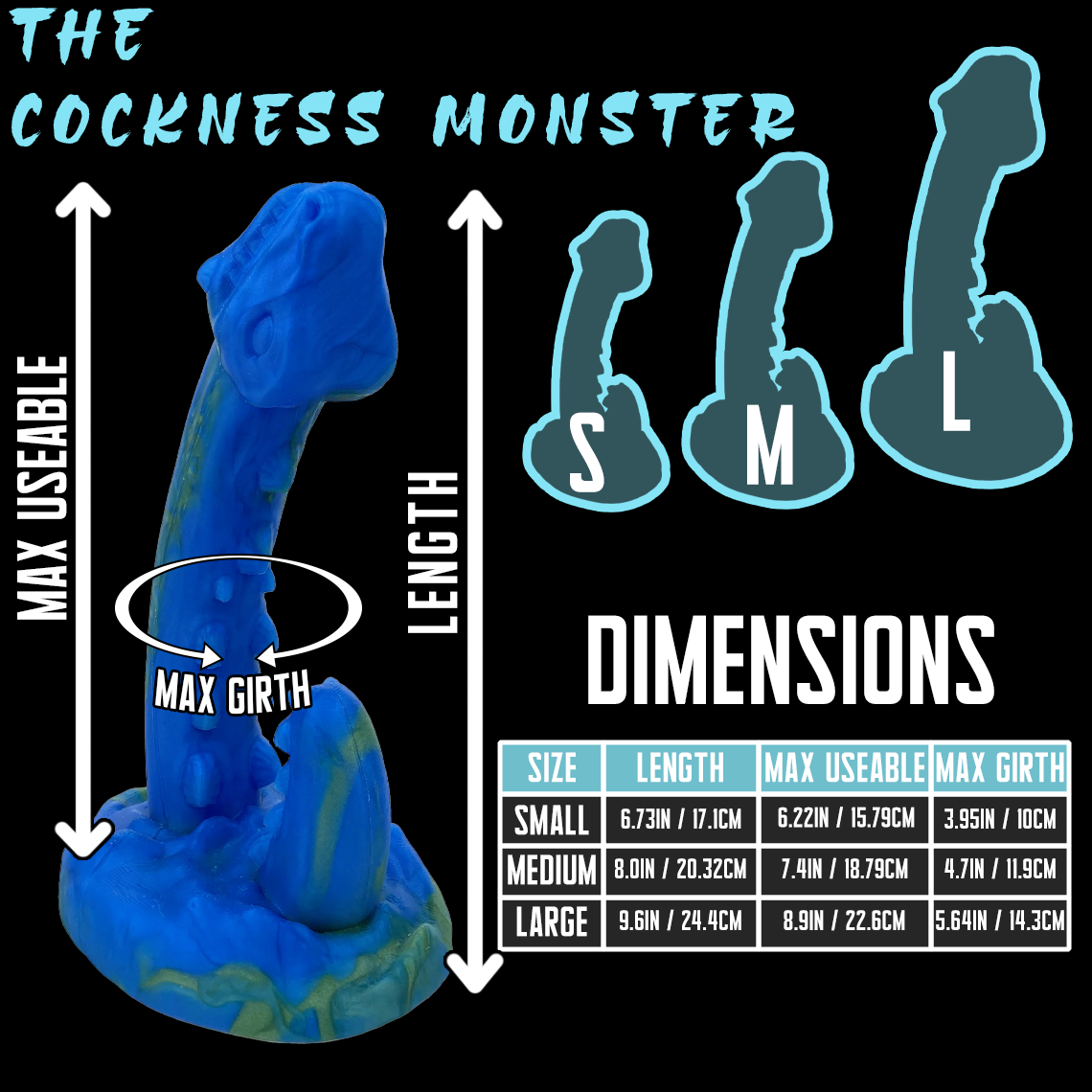 Cockness Monster Fantasy Dildo